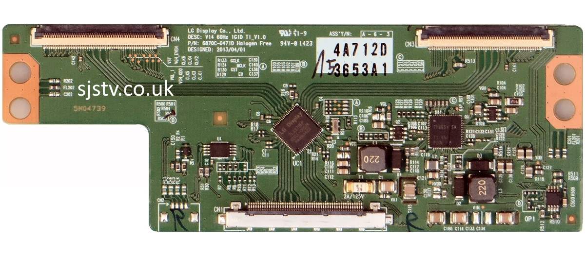 Carte T-CON Pour TV OLED LG / Konka / Skyworth - Référence 6870C-0477B / 6871L-4007A - Neuf Sous Emballage